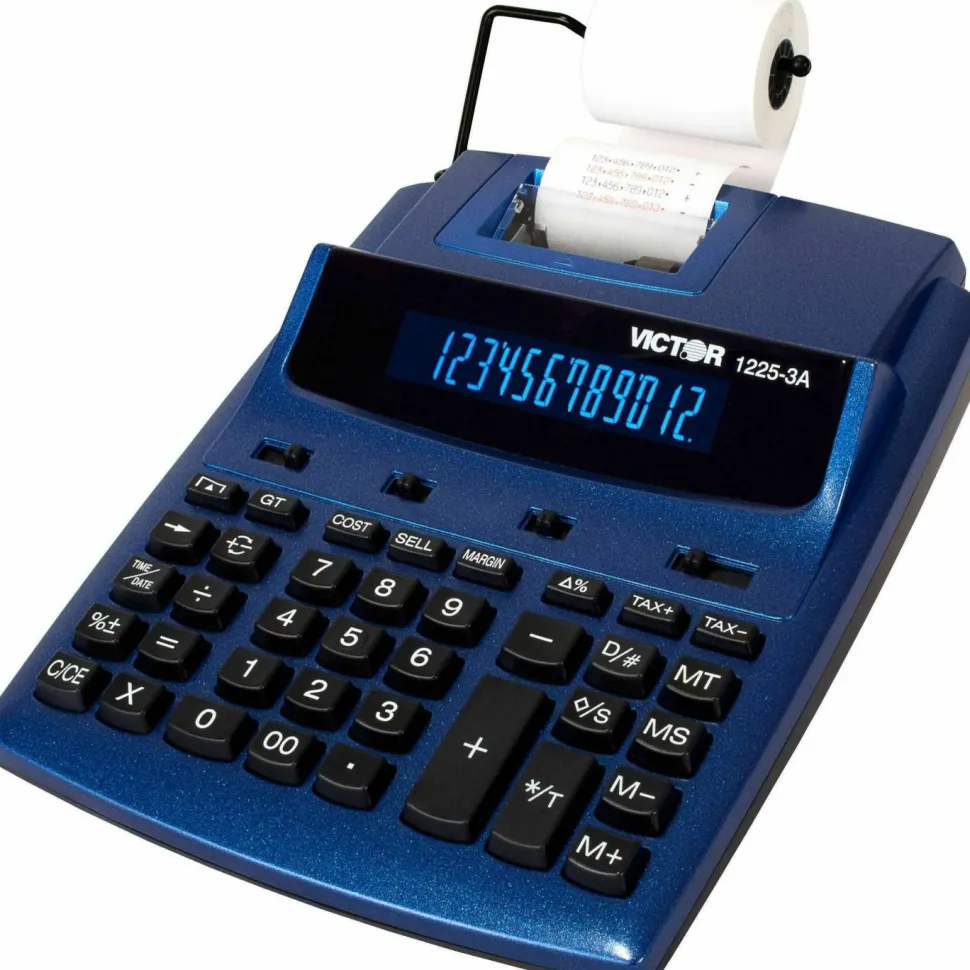 Victor 1225-3A Commercial Printing Calculator With Antimicrobial Protection