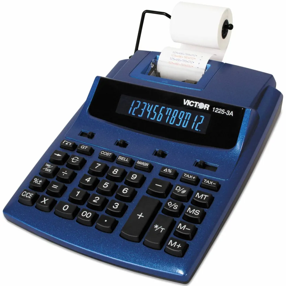 Victor 1225-3A Commercial Printing Calculator With Antimicrobial Protection