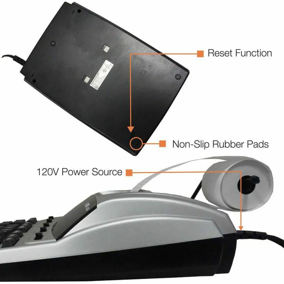 Victor 1240-3A 12-Digit Heavy-Duty Commercial Printing Calculator With Antimicrobial Protection