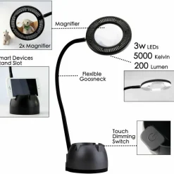 Victory Light 3-Diopter Magnifier Lamp