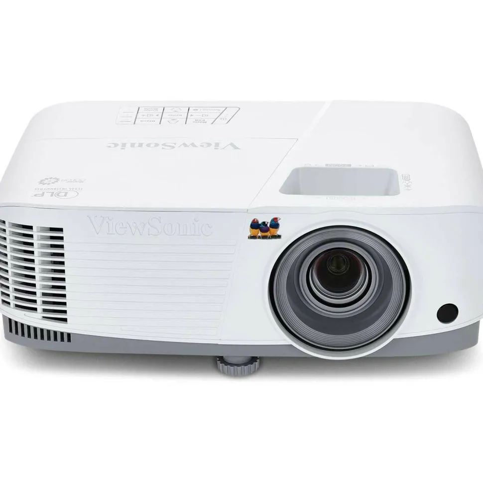ViewSonic PA503W 4000 Lumens WXGA Projector, High Brightness for Widescreen Presentations and Home Entertainment, Vertical Keystone, 1.1x Optical Zoom, and HDMI Inputs