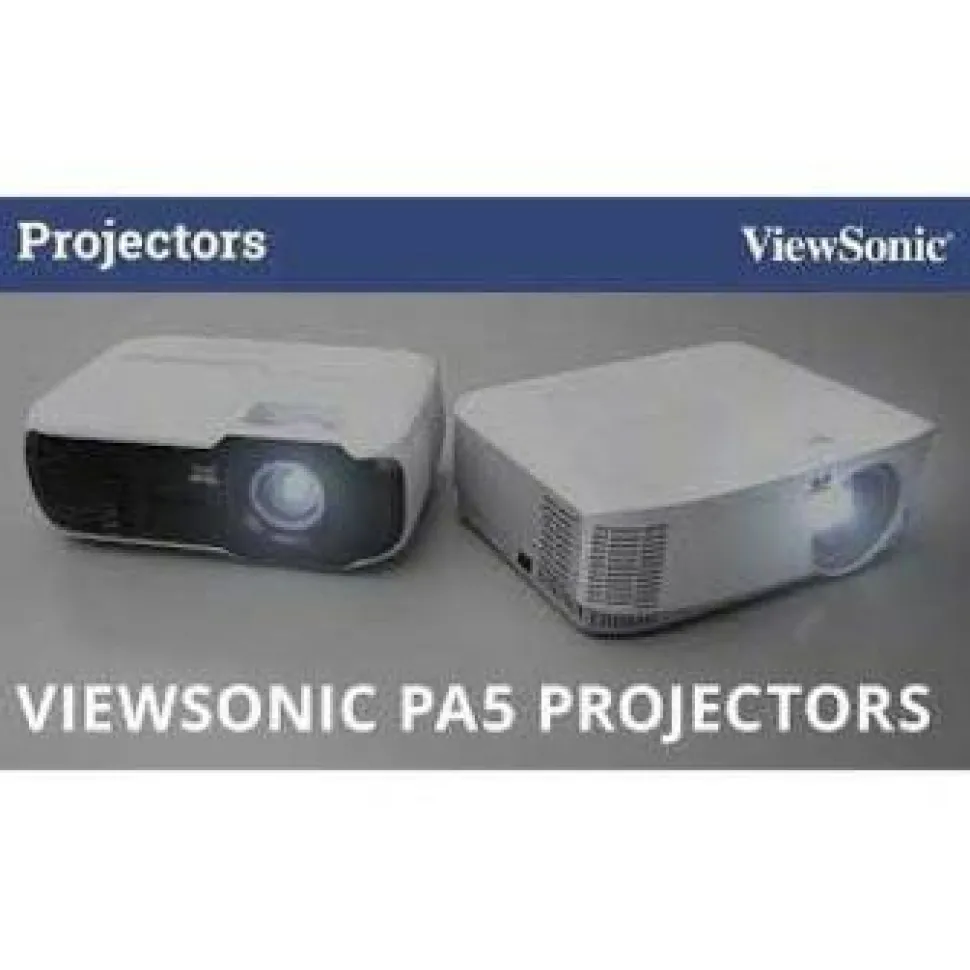 ViewSonic PA503W 4000 Lumens WXGA Projector, High Brightness for Widescreen Presentations and Home Entertainment, Vertical Keystone, 1.1x Optical Zoom, and HDMI Inputs
