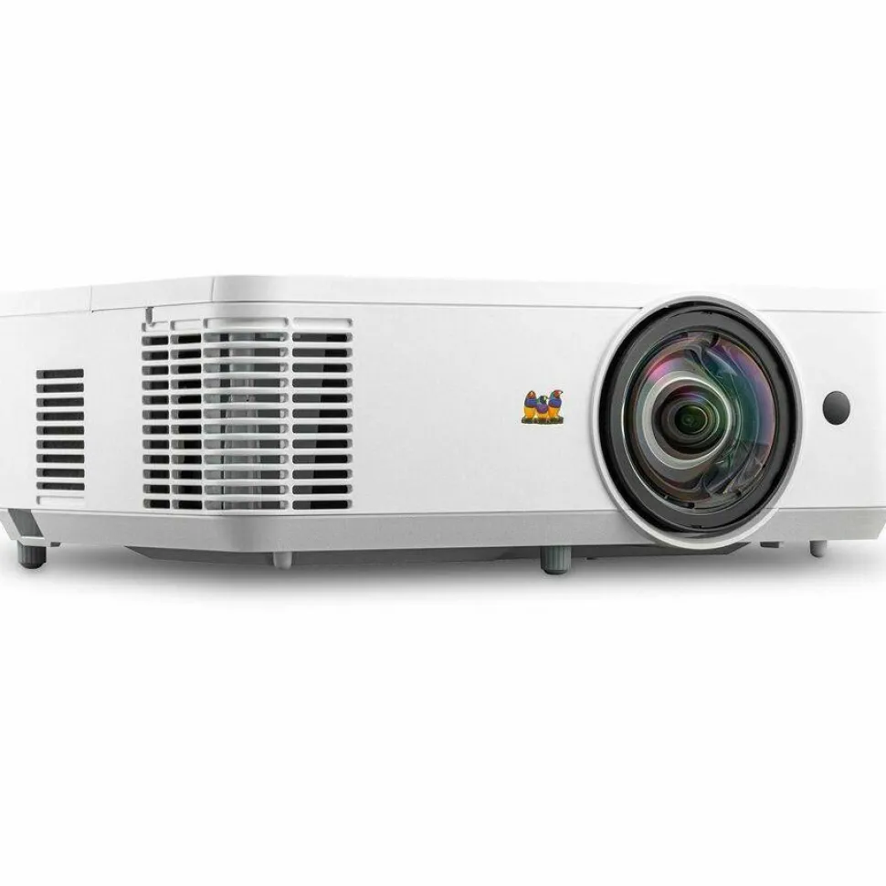 ViewSonic PS502W 4000 Lumens WXGA Short Throw Projector, High Brightness for Business and Education, Easy Widescreen Setup, Dual HDMI, and USB-A Connectivity Inputs