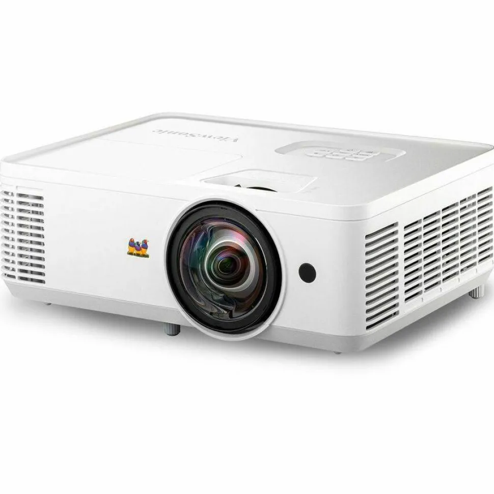 ViewSonic PS502W 4000 Lumens WXGA Short Throw Projector, High Brightness for Business and Education, Easy Widescreen Setup, Dual HDMI, and USB-A Connectivity Inputs