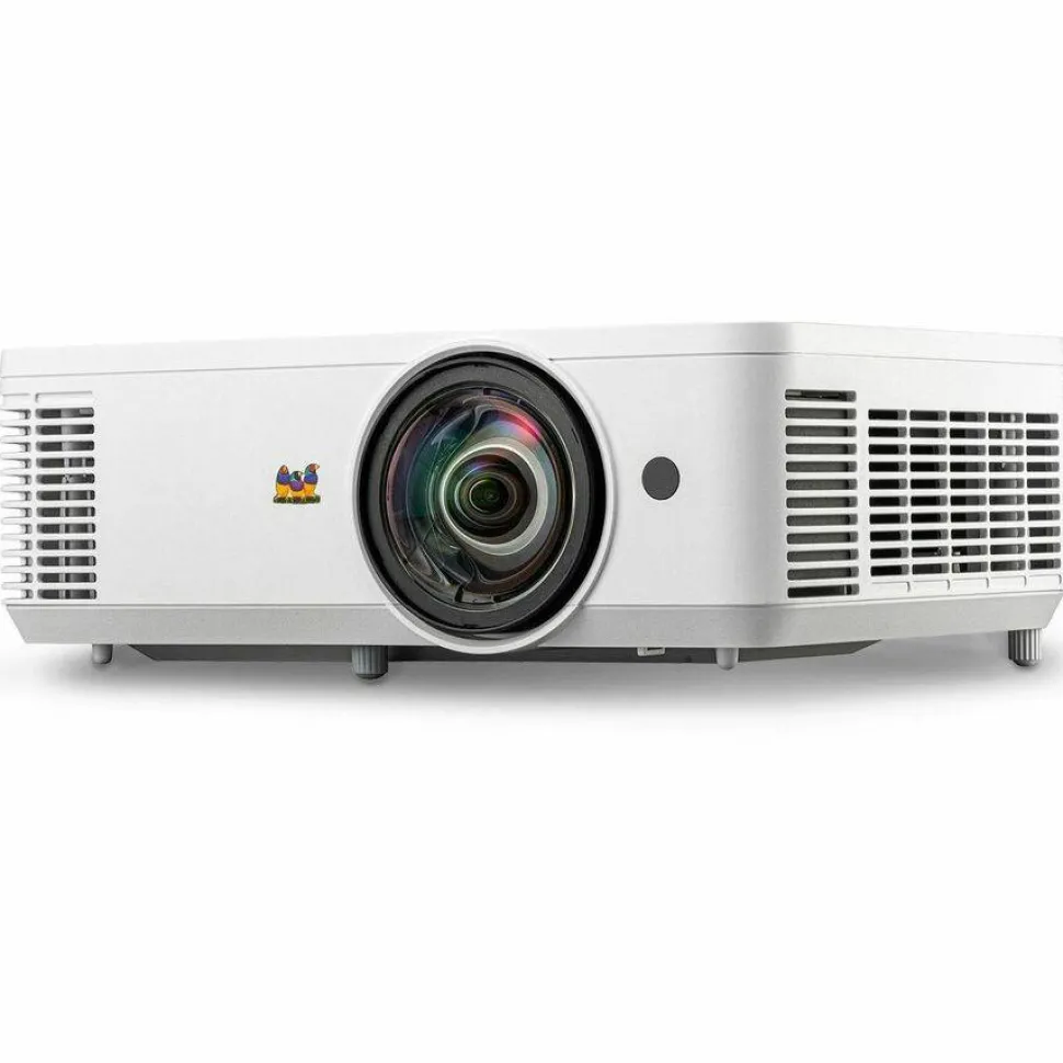 ViewSonic PS502W 4000 Lumens WXGA Short Throw Projector, High Brightness for Business and Education, Easy Widescreen Setup, Dual HDMI, and USB-A Connectivity Inputs