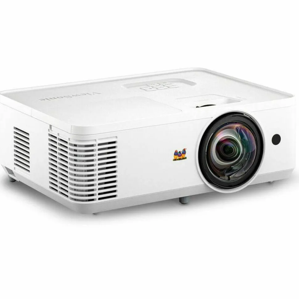 ViewSonic PS502W 4000 Lumens WXGA Short Throw Projector, High Brightness for Business and Education, Easy Widescreen Setup, Dual HDMI, and USB-A Connectivity Inputs