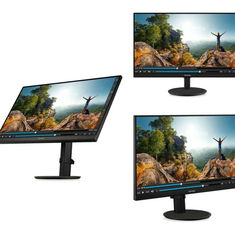 ViewSonic VA2247-MH 22 Inch 1080p Monitor, 100Hz Refresh Rate with FreeSync for Smooth Workflows, Ultra-Thin Bezels, HDMI, and VGA Inputs