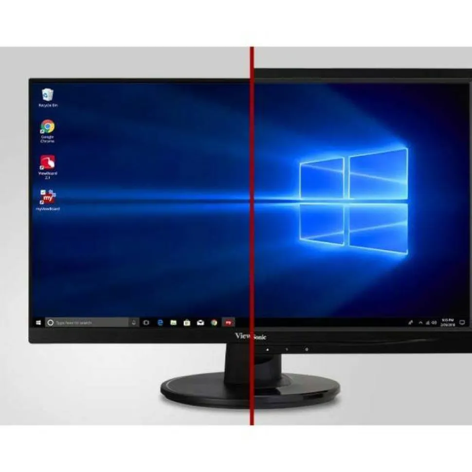 ViewSonic VA2247-MH 22 Inch 1080p Monitor, 100Hz Refresh Rate with FreeSync for Smooth Workflows, Ultra-Thin Bezels, HDMI, and VGA Inputs