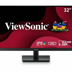 ViewSonic VA3209M 32 Inch 1080p Monitor, IPS Display with Thin Bezels for Productive Office Setups, Built-in Speakers, Advanced Ergonomics, HDMI, and VGA Inputs