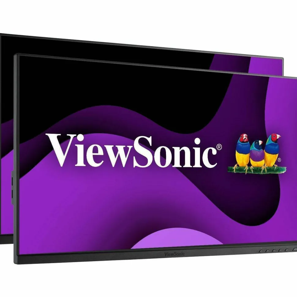 ViewSonic VG2448A-2_H2 24 Inch 1080p Dual Pack Head-Only Monitors, IPS Display for Smooth Home and Office Productivity and Dual-Screen Setups, HDMI, DisplayPort, USB, and VGA Inputs