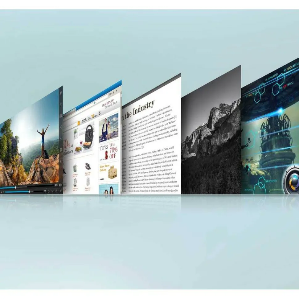 ViewSonic VX2276-SMHD 22 Inch 1080p Monitor, IPS Display with Ultra-Thin Bezels and Eye Care Technology for Home and Office Entertainment, DisplayPort for Daisy Chain, HDMI, and VGA Inputs