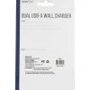 Vivitar Dual USB-A Wall Charger, Black, NIL6002-BLK-STK-24