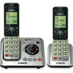 VTech CS6629-2 DECT 6.0 1.90 GHz Cordless Phone - Silver