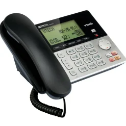 VTech CS6949 DECT 6.0 Standard Phone - Black, Silver