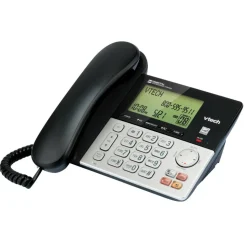 VTech CS6949 DECT 6.0 Standard Phone - Black, Silver