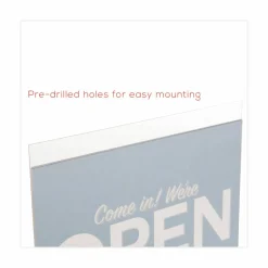 Wall Sign Holder, Horizontal, 8-1/2