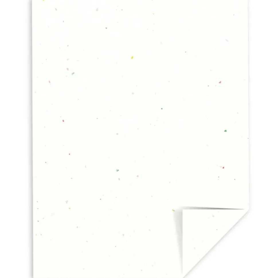 Wausau Astrobrights Inkjet/Laser Print Color Paper, Letter Size (8 1/2" x 11"), 24 Lb, Stardust White, Ream Of 500 Sheets