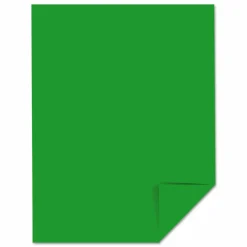 Wausau Astrobrights Multi-Use Card Stock, Gamma Green, Letter (8.5
