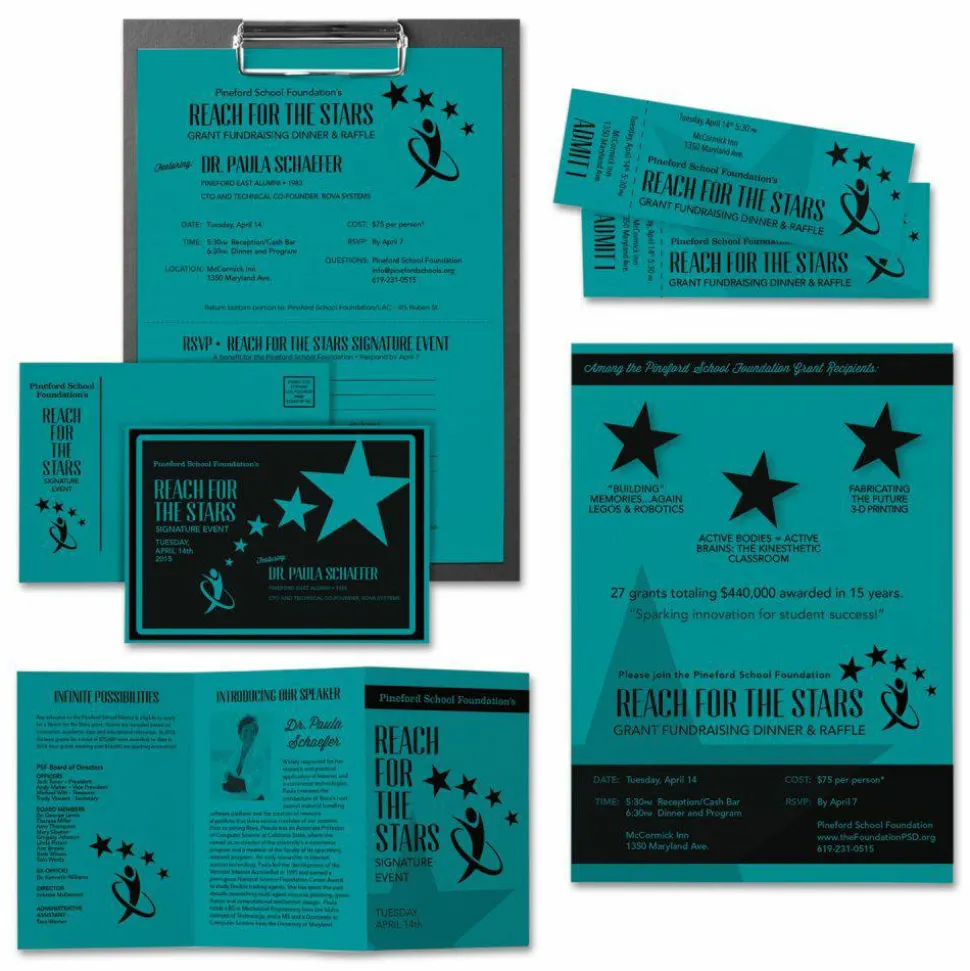 Wausau Astrobrights Multi-Use Card Stock, Terrestrial Teal, Letter (8.5" x 11"), 65 Lb, Pack Of 250