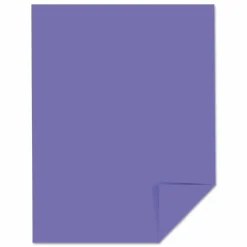 Wausau Astrobrights Multi-Use Card Stock, Venus Violet, Letter (8.5