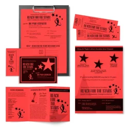 Wausau Astrobrights Multi-Use Card Stock, Rocket Red, Letter (8.5
