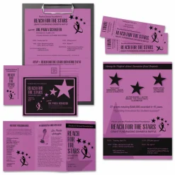 Wausau Astrobrights Multi-Use Card Stock, Outrageous Orchid, Letter (8.5