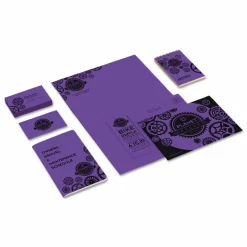 Wausau Astrobrights Multi-Use Card Stock, Gravity Grape, Letter (8.5