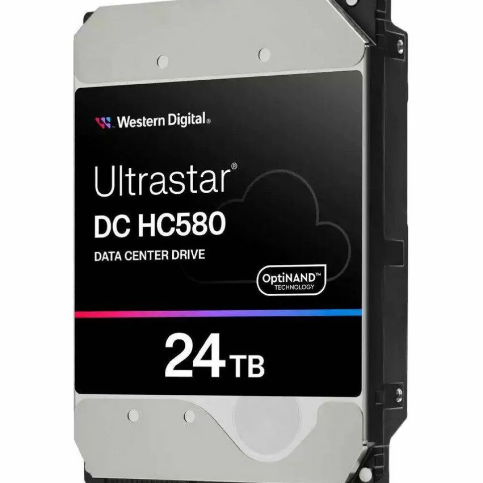 WD Ultrastar DC HC580 WUH722424AL5204 24 TB Hard Drive - 3.5" Internal - SAS (12Gb/s SAS) - Conventional Magnetic Recording (CMR) Method
