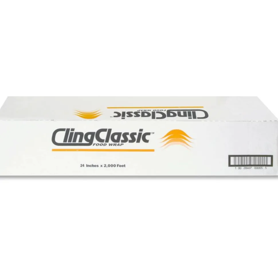 Webster Cling Classic Food Wrap - 24" Width x 2000 ft Length - Dispenser - Plastic - Clear