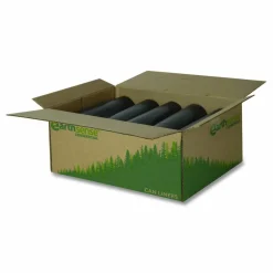 Webster EarthSense 0.65 mil Trash Bags, 10 gal, 24"H x 23"W, 75% Recycled, Black, 500 Bags