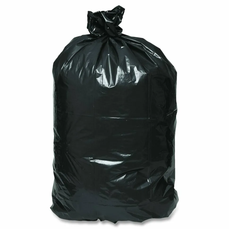 Webster EarthSense 0.65 mil Trash Bags, 10 gal, 24"H x 23"W, 75% Recycled, Black, 500 Bags
