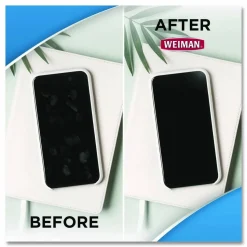 WEIMAN E-tronic Wipes, 1-Ply, 7 x 8, White, 30/Canister, 4 Canisters/Carton