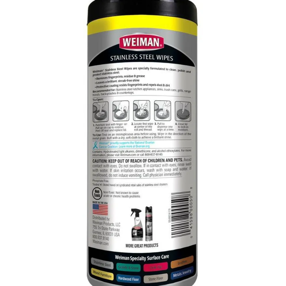 Weiman Stainless Steel Wipes