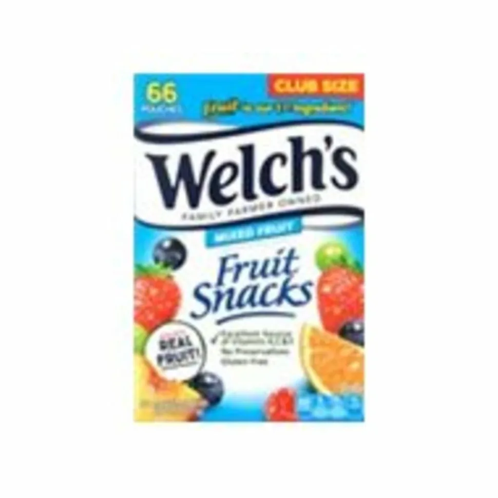 Welch's Mixed Fruit Snacks, 0.9 oz., Box Of 66 Pouches