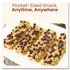 Wellsley Farms Chewy Chocolate Chip Granola Bars, 0.88 oz Bar, 60 Bars/Box