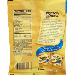 Werther's Original Sugar Free Chewy Caramel Candy, 2.75 oz Bag, 3/Pack