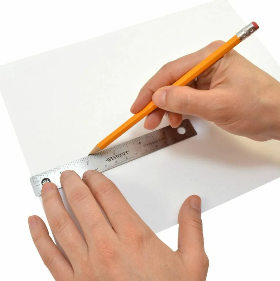 Westcott 6" Stainless Steel Rulers