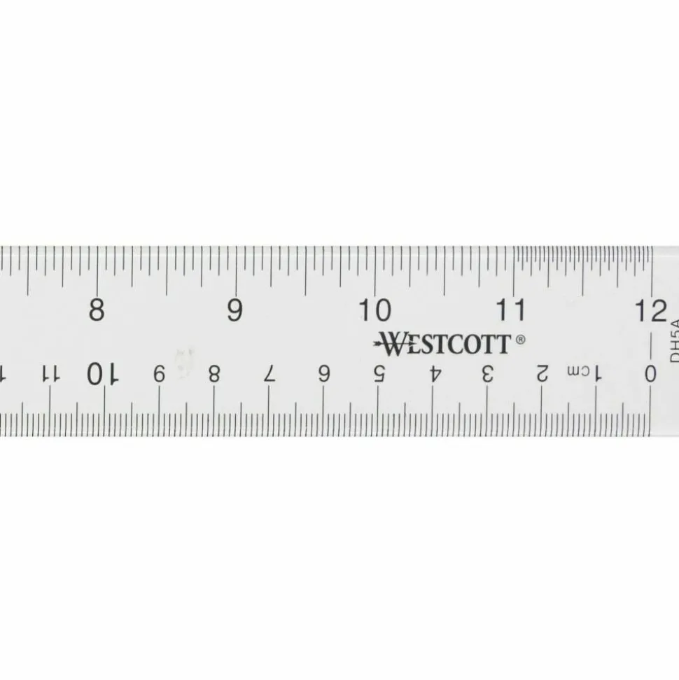 Westcott Acrylic See-Through Ruler, 12"
