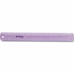 Westcott Jeweled Plastic Ruler, 12