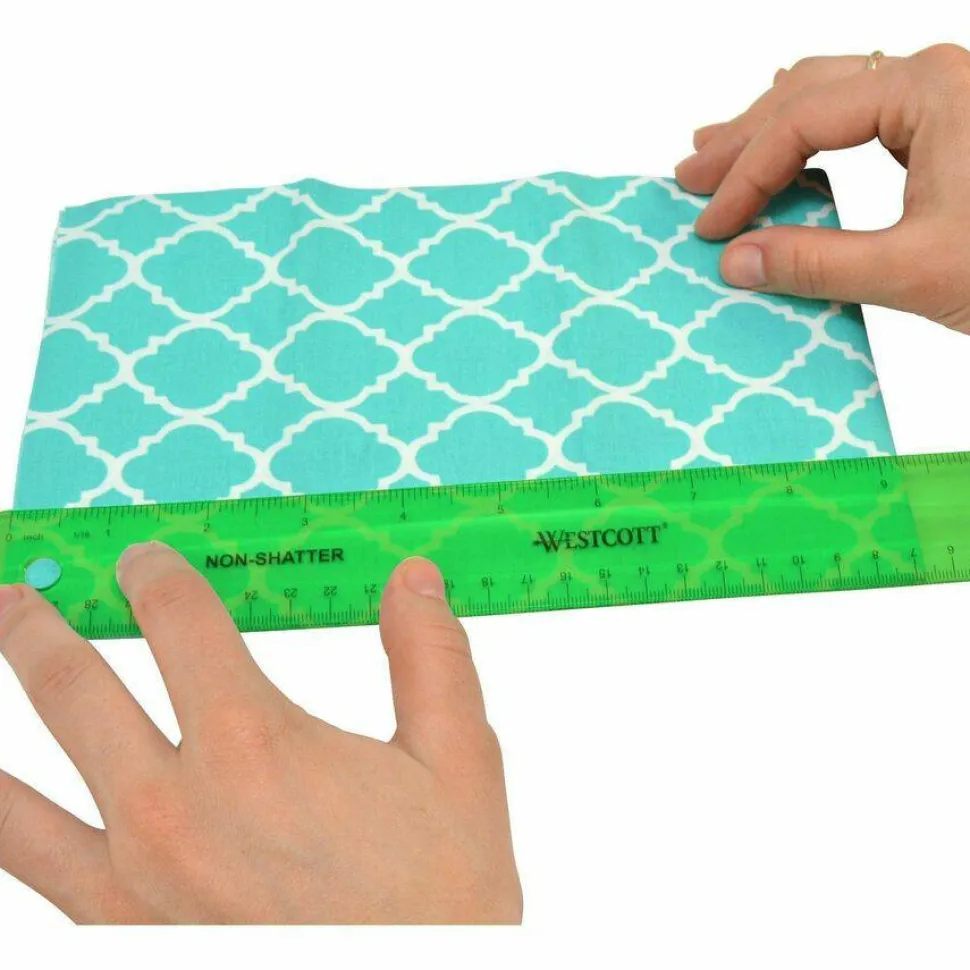 Westcott Shatterproof Ruler, 12", 1 Ruler