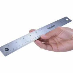 Westcott Stainless Steel Rulers, 15" L x 1" W, Stainless Steel, Pack Of 12