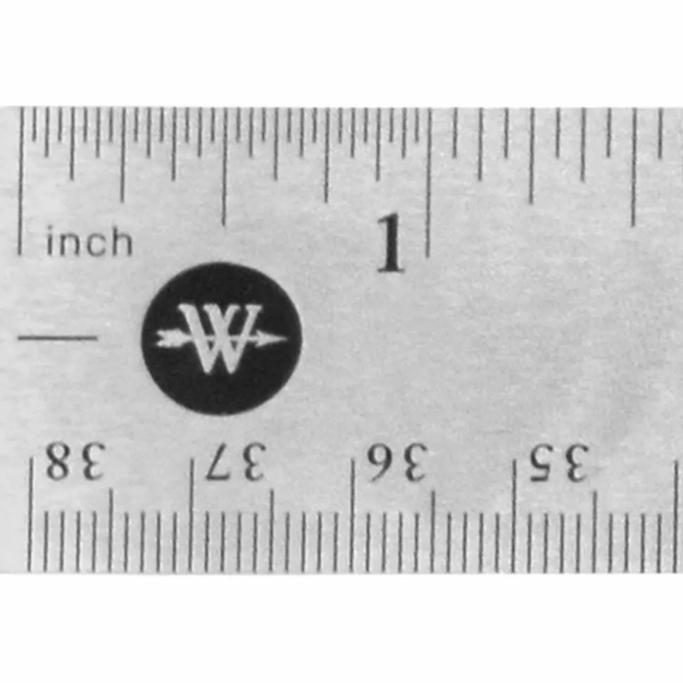 Westcott Stainless Steel Rulers, 15" L x 1" W, Stainless Steel, Pack Of 12