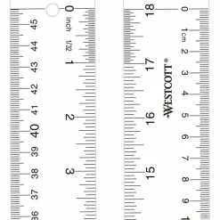 Westcott Transparent Acrylic Ruler, 18