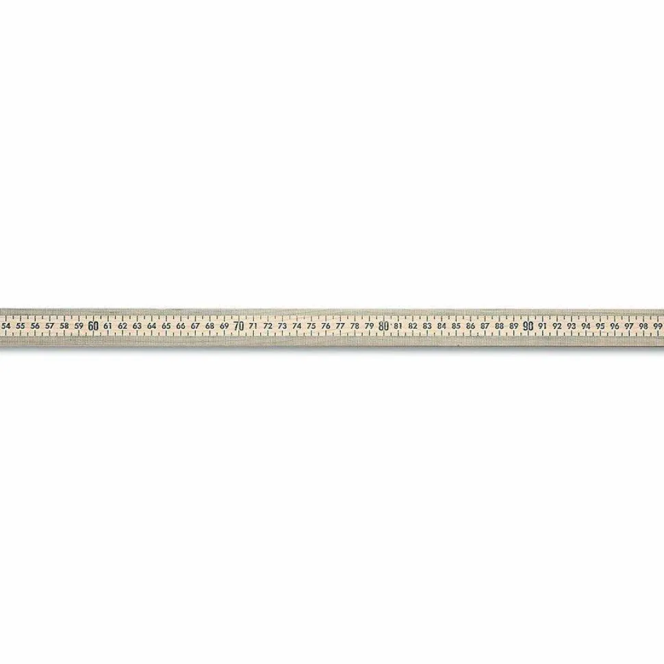 Westcott Wooden Meter Stick, Standard/Metric, 39.5", Clear Lacquer Finish, 12/Box