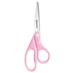 Westcott All-Purpose Value Stainless Steel Scissors, 8", Straight, Pink Ribbon