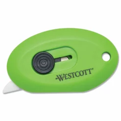 Westcott Compact Safety Ceramic Blade Box Cutter, Retractable Blade, 0.5