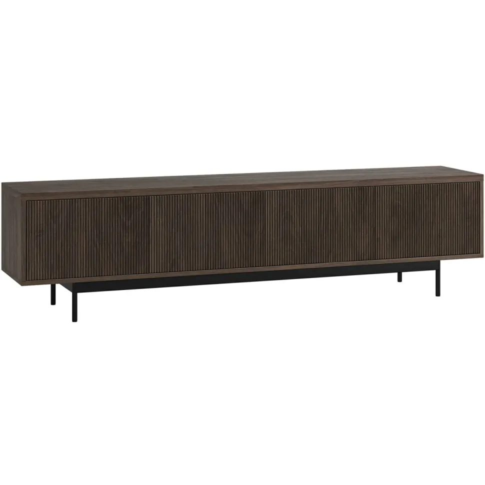 Whitman Rectangular TV Stand for TV's up to 85" in Alder Brown