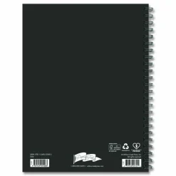 Willow Creek Press Style Undated Journal, Edition, Medium/College Rule, Black/Gold Cover, (80) 8 x 6 Sheets