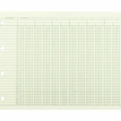 Wilson Jones Columnar Ruled Sheets, 4-Hole, 30 Lines, 20 Columns, 9 1/4