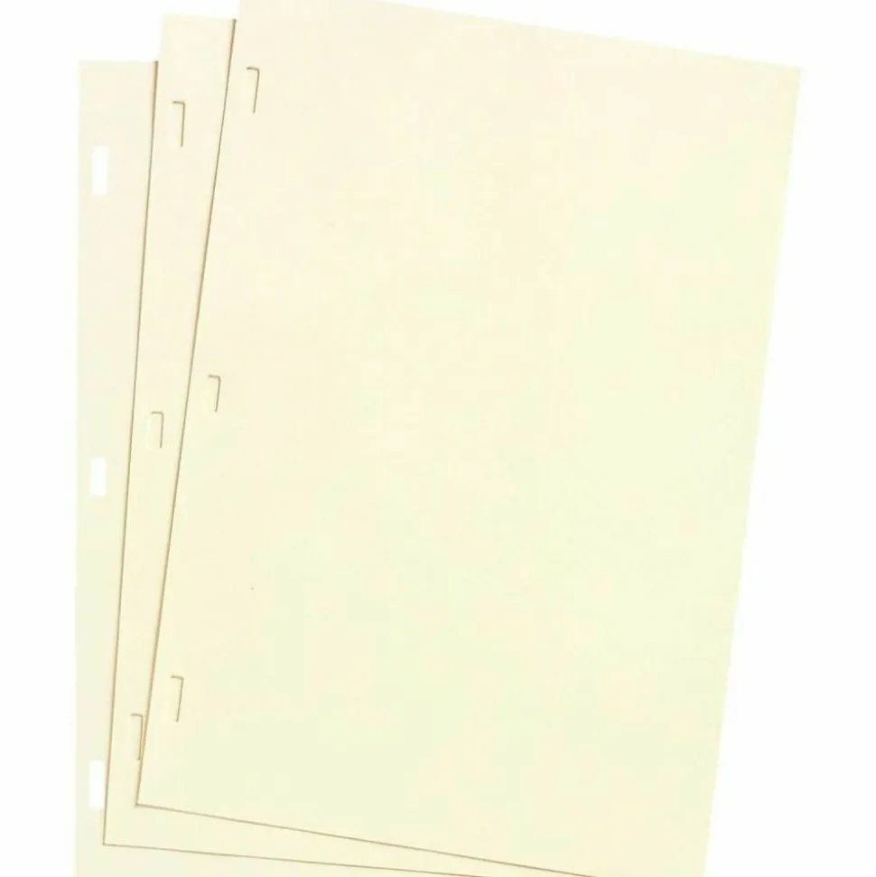 Wilson Jones Ledger Paper, For 395-11/396-11/0399-00, 8-1/2" x 11", Ivory, Box Of 100 Sheets